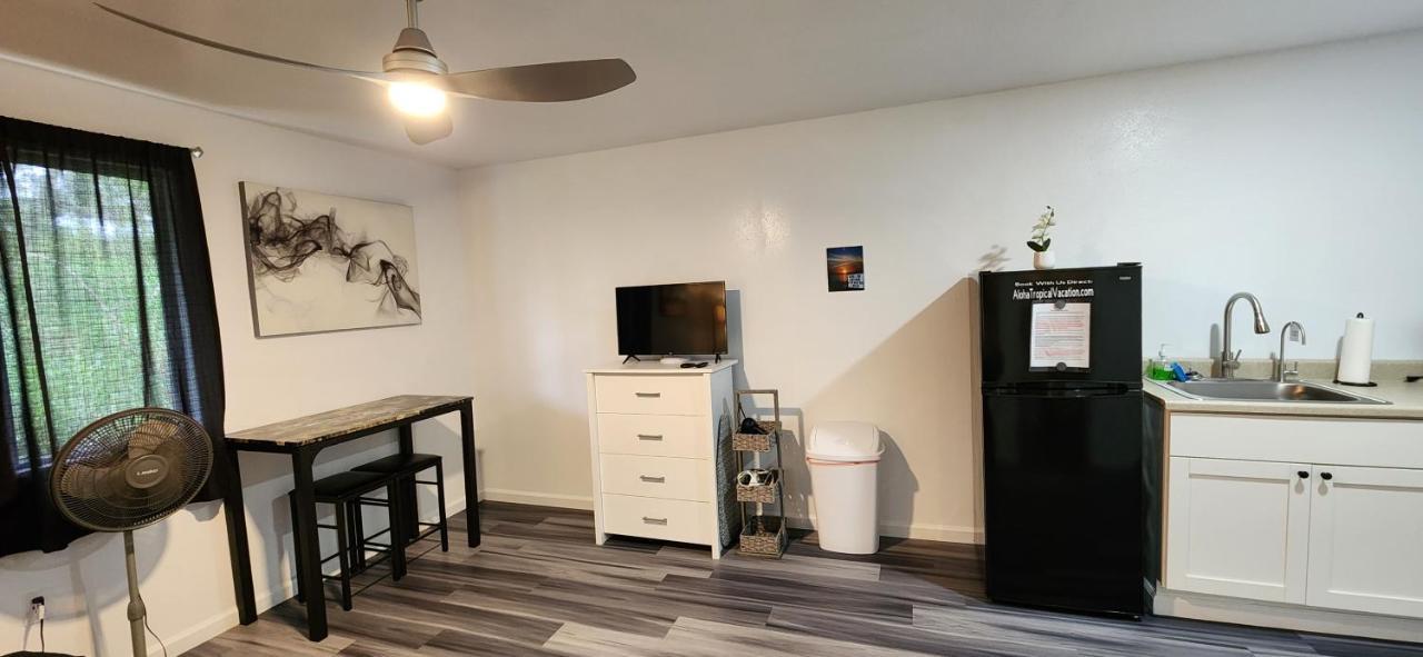 #4 New! Cozy Private Studio! Self Checkin Studio Apt Keaau Bagian luar foto